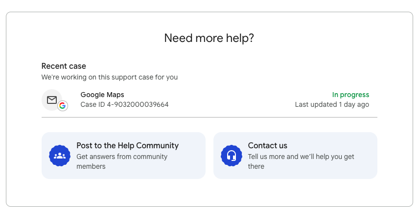 Google Business Profile verification status update
