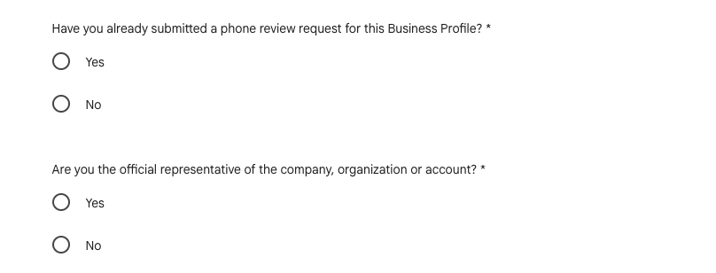 Google Business Profile mobile number verification steps
